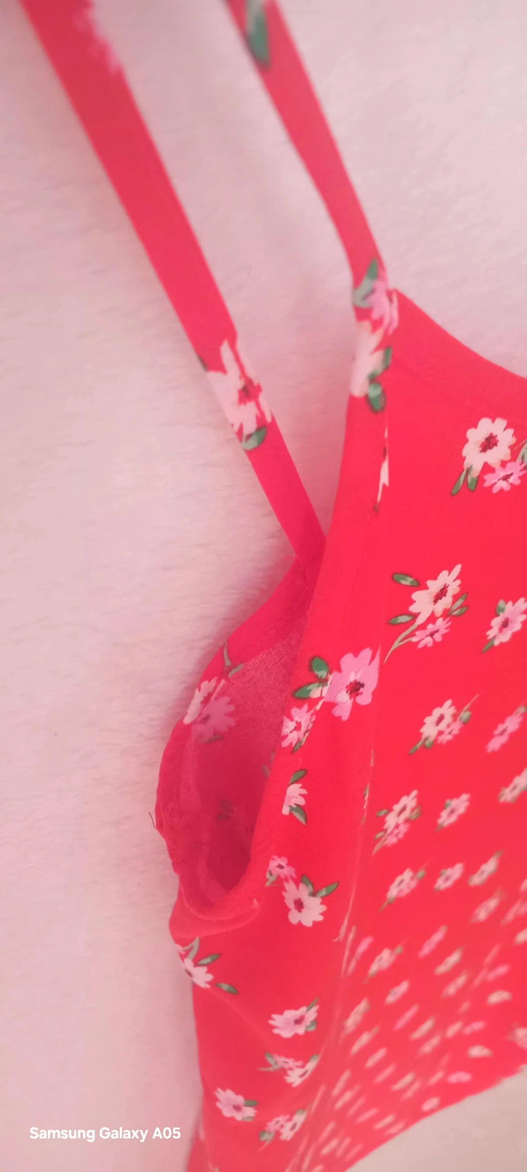 Vestido vermelho floral verão 11/12 anos - estado impecável – photo 2